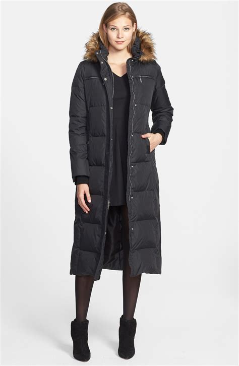 michael kors feather down coat|michael kors women's down coat.